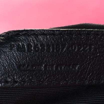 Saint Laurent Raffia Calfskin Monogram Medium Niki Chain Satchel Bright Pink 8 of 13
