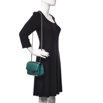 Chanel Metallic Sheepskin Quilted 2.55 Reissue Mini Flap Green 2 of 11