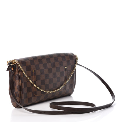 Louis Vuitton Damier Ebene Favorite MM 3 of 10