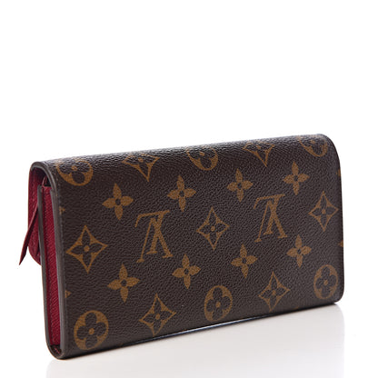 Louis Vuitton Monogram Emilie Wallet Fuchsia 3 of 15