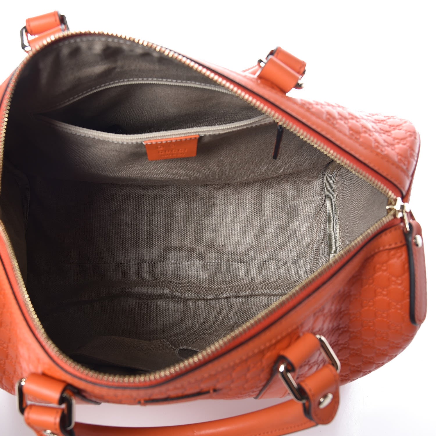 Gucci Microguccissima Medium Joy Boston Sun Orange 7 of 11