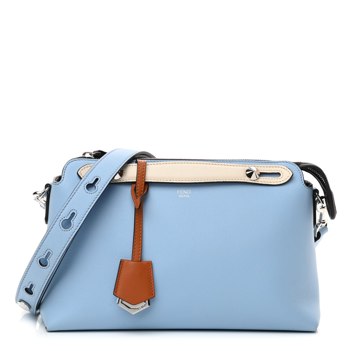 Vitello Dolce 4 Color Medium By The Way Boston Bag Placid Blue Brandy Multicolor