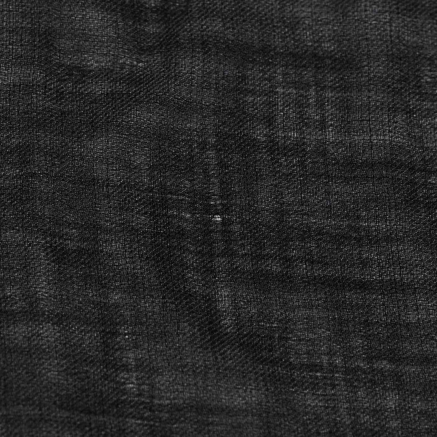 Chanel Cashmere Fringe Scarf Black 5 of 5