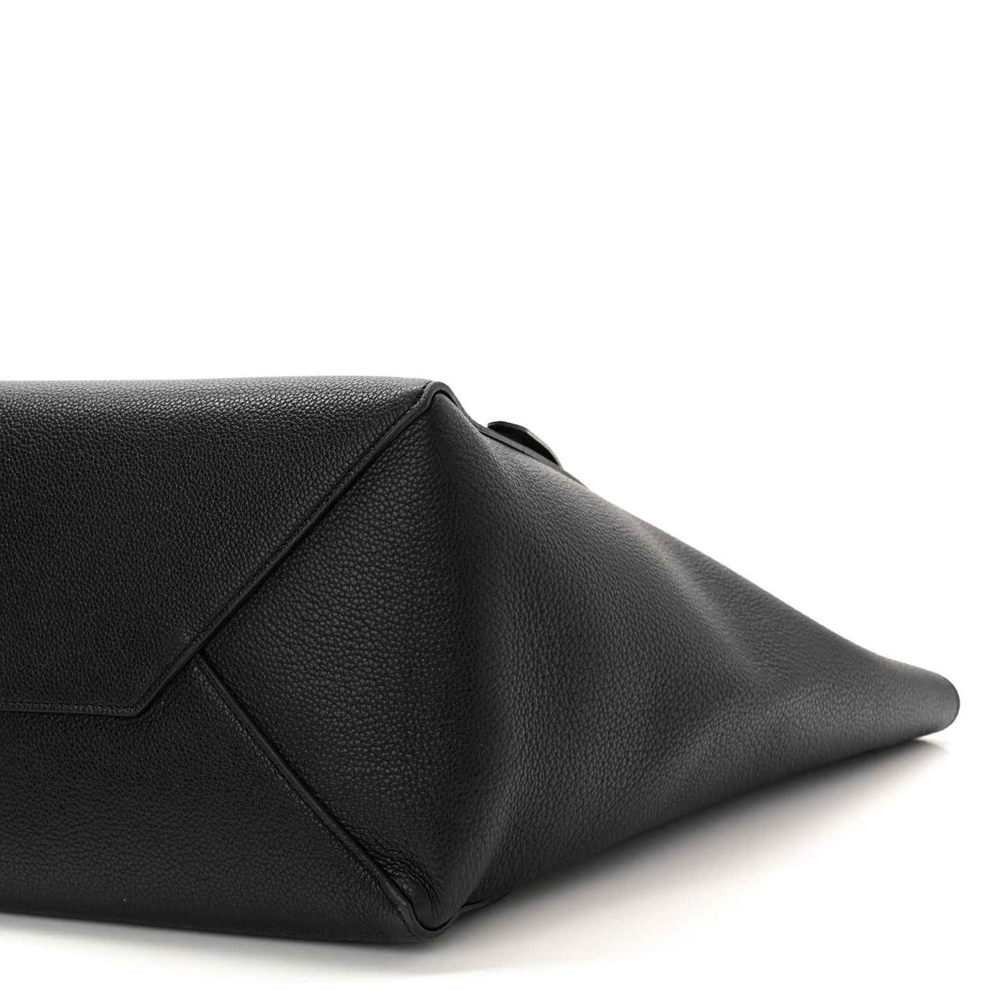 Soft Grained Calfskin Medium Belt Cabas Phantom Black