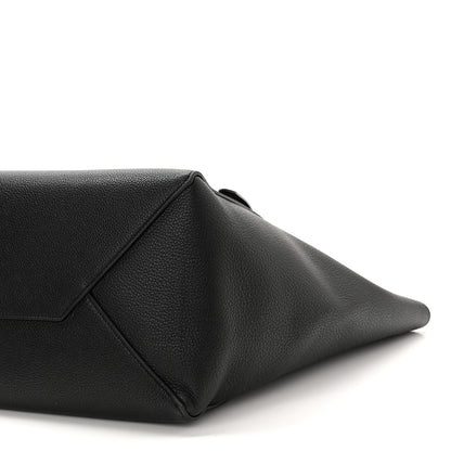Celine Soft Grained Calfskin Medium Belt Cabas Phantom Black 8 of 8
