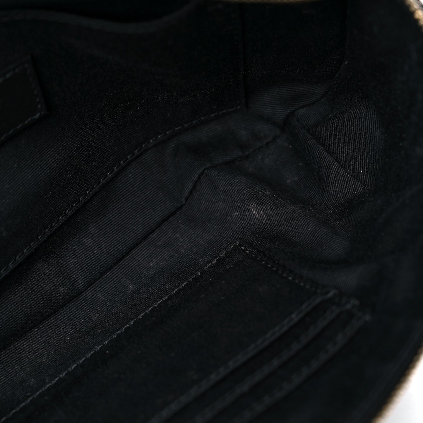 Grain De Poudre Monogram Belt Bag Black