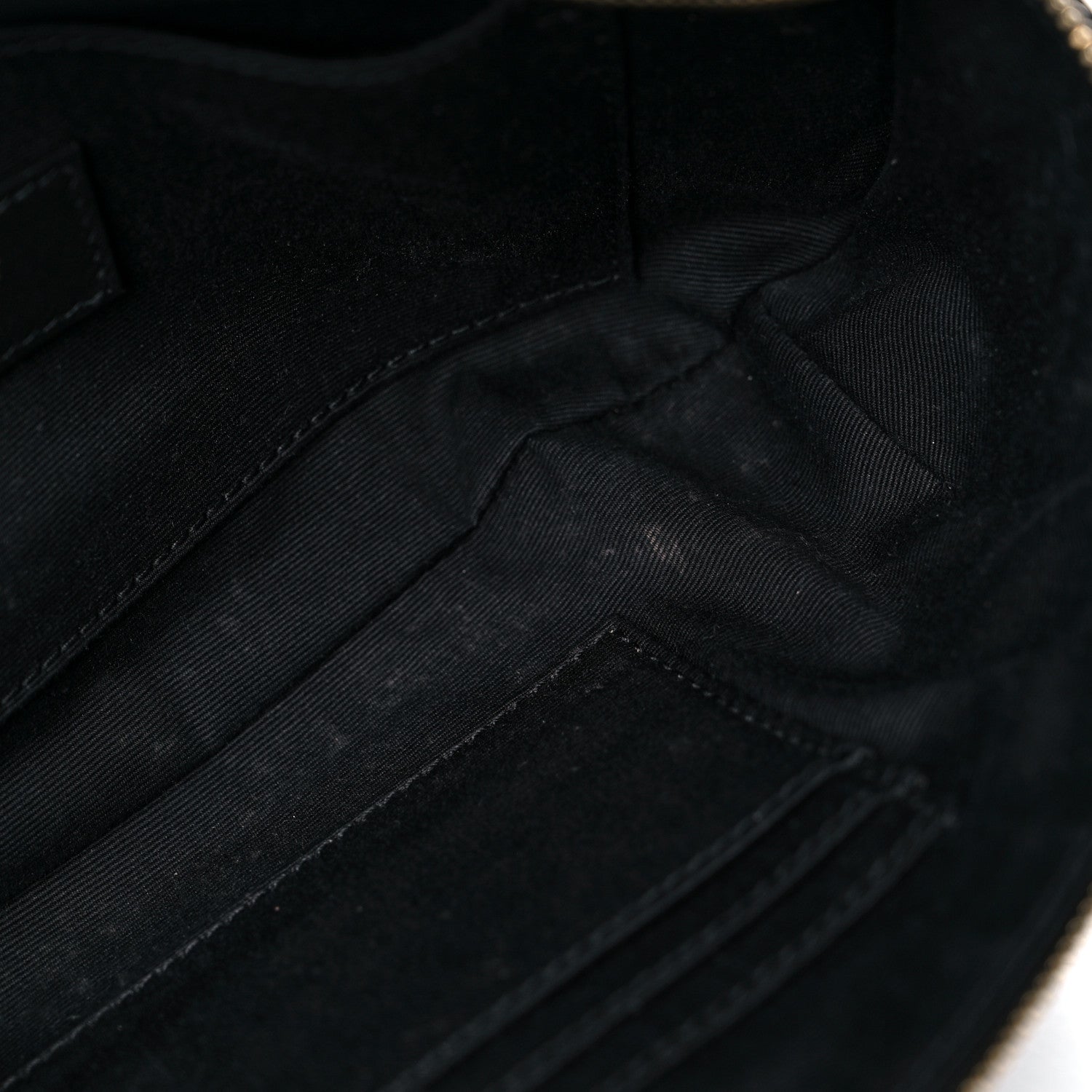 Saint Laurent Grain De Poudre Monogram Belt Bag Black 18 of 25