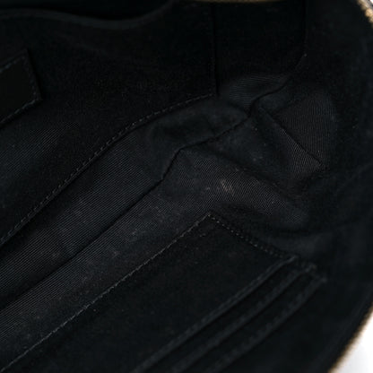 Saint Laurent Grain De Poudre Monogram Belt Bag Black 18 of 25