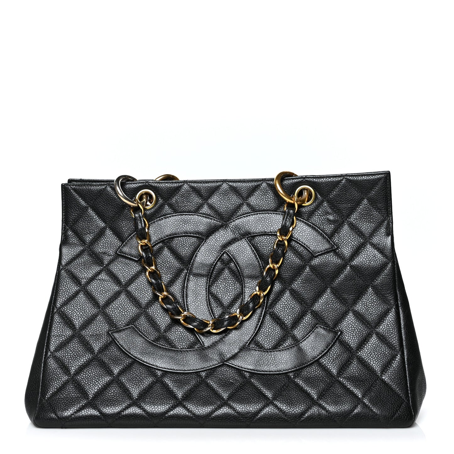 Caviar Quilted Grand Timeless Tote GTT Black