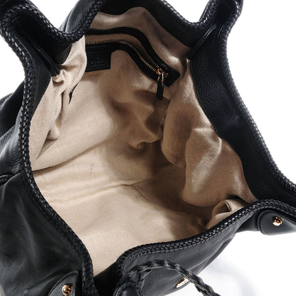 Gucci Leather Medium Marrakech Shoulder Bag Black 5 of 8