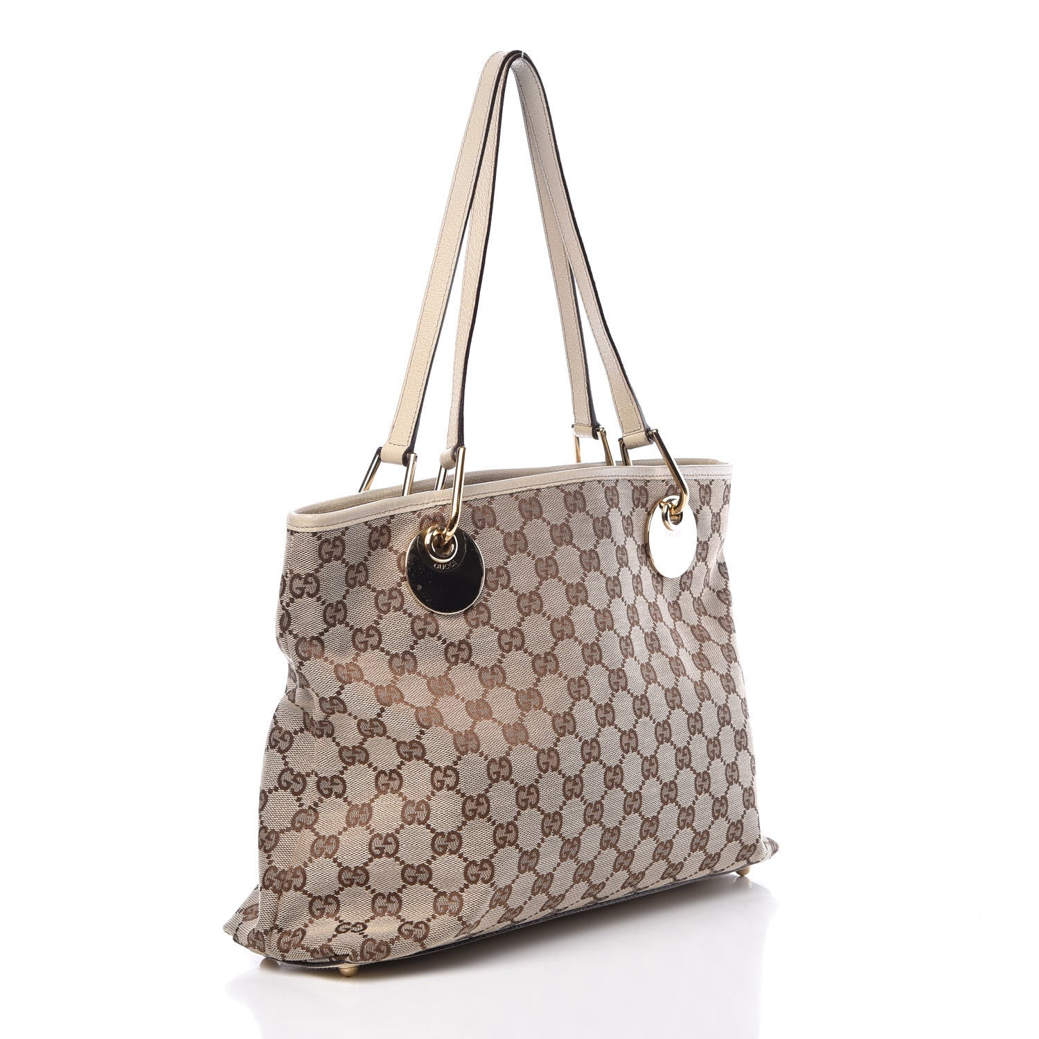 Gucci Monogram Medium Eclipse Tote Off White 3 of 13