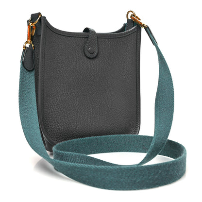Hermes Taurillon Clemence Evelyne TPM Vert Verone 3 of 11
