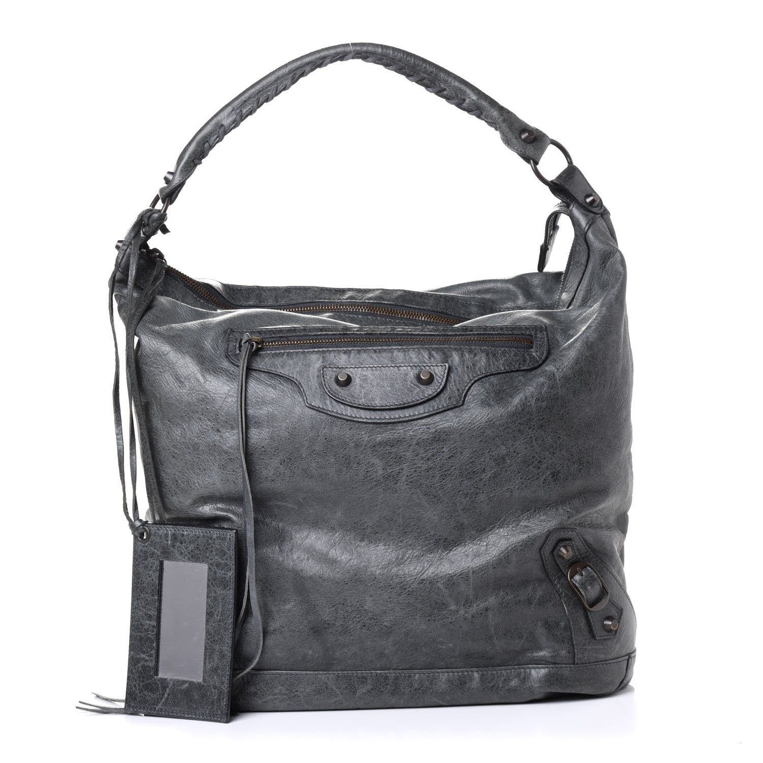 Balenciaga Agneau Classic Hardware Day Hobo Anthracite 1 of 6
