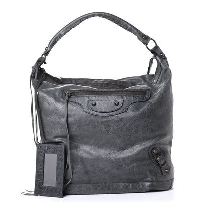 Balenciaga Agneau Classic Hardware Day Hobo Anthracite 1 of 6