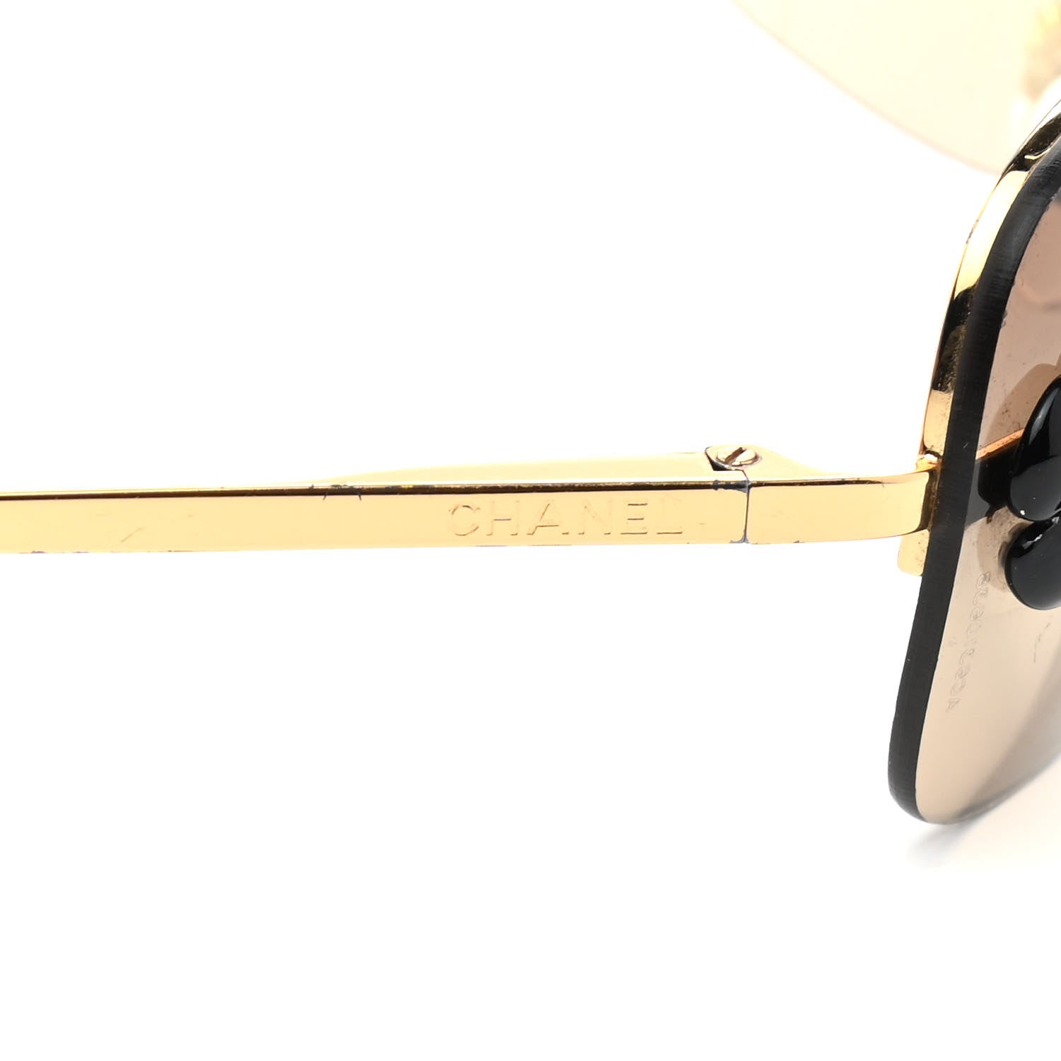 Chanel Frameless Camellia Sunglasses 4135 Brown 5 of 8