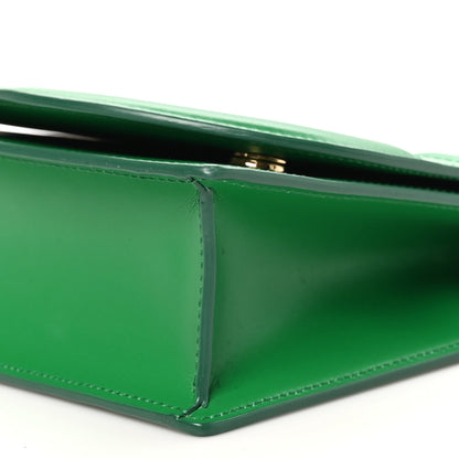 Dolce & Gabbana Calfskin DG Logo Flap Crossbody Bag Green 9 of 9