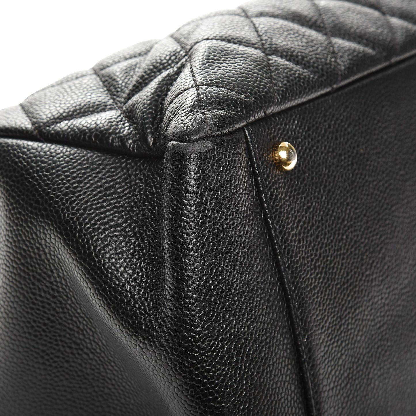 Caviar Quilted XL Grand Shopping Tote GST Black