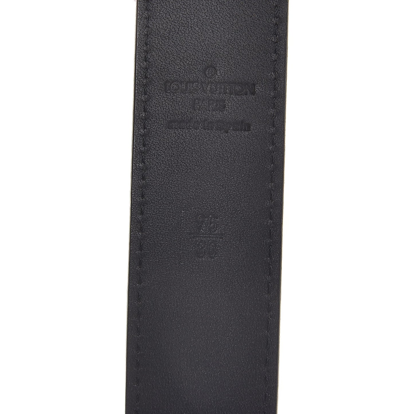 Monogram Multicolor LV Cut Reversible Belt 75 30 Black