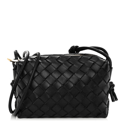 Bottega Veneta Nappa Intrecciato Mini Loop Camera Bag Black 1 of 9