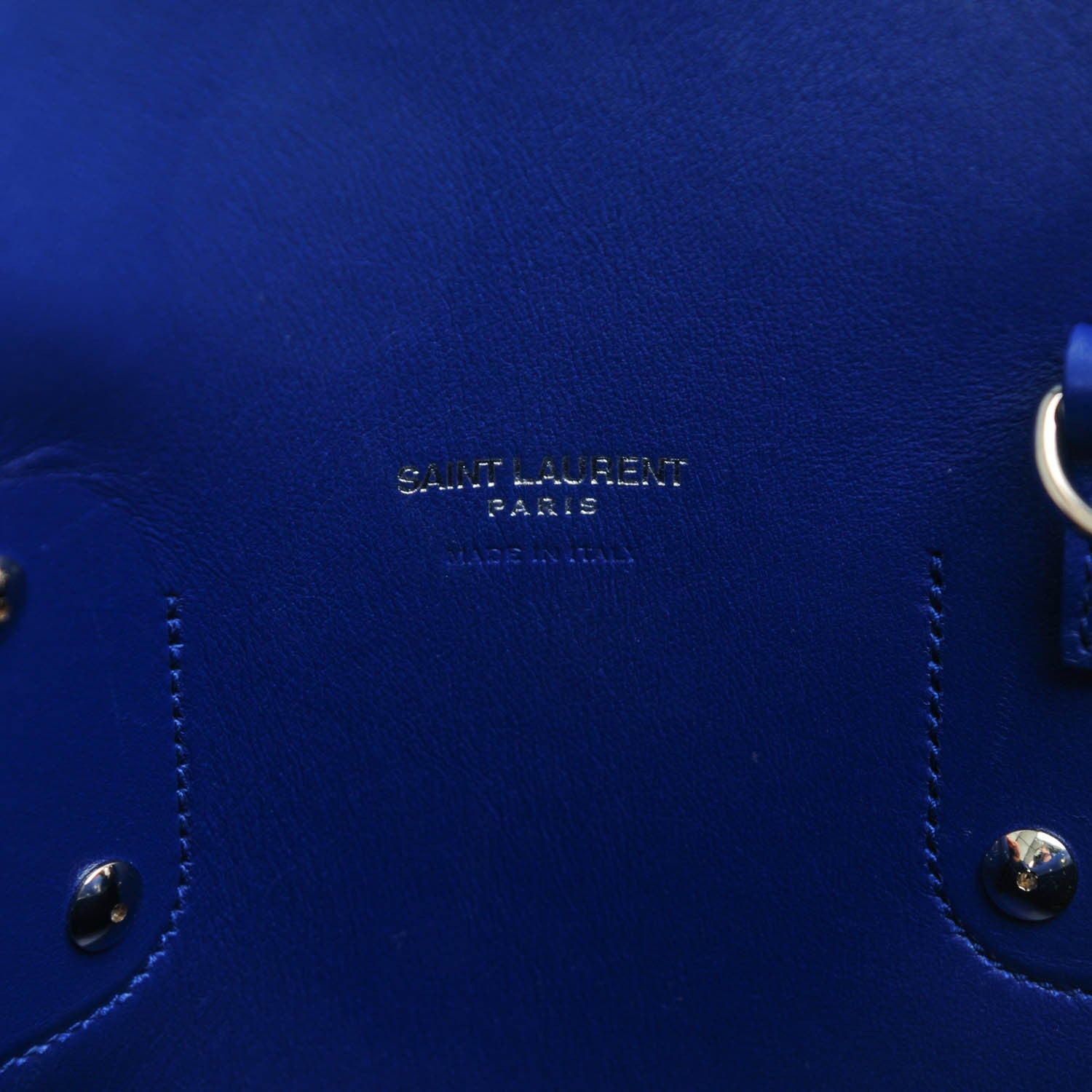 Saint Laurent Grained Calfskin Small Sac De Jour Outremer 8 of 9