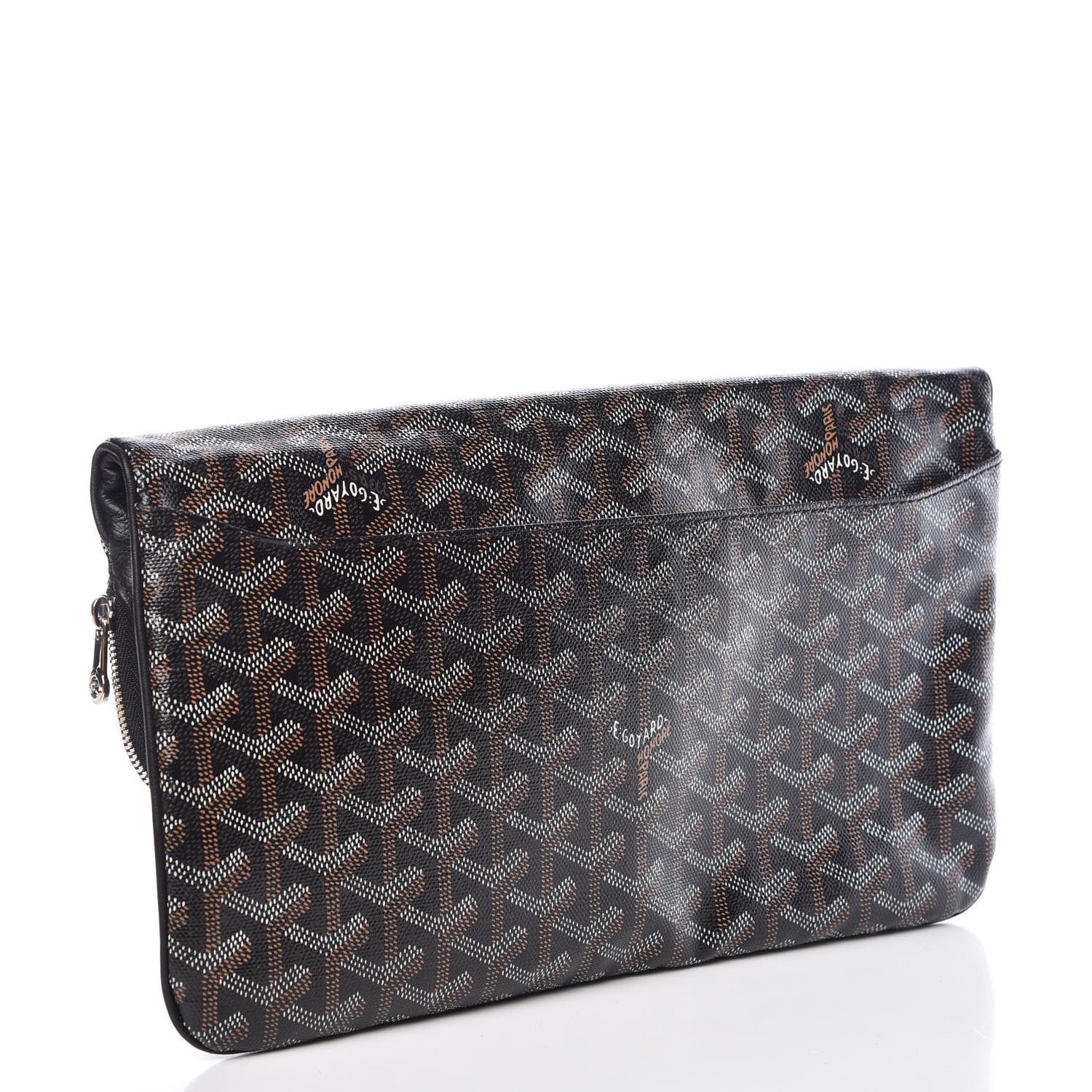 Goyard Goyardine Sainte Marie Soft Clutch Black 4 of 10
