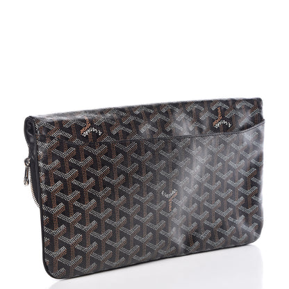 Goyard Goyardine Sainte Marie Soft Clutch Black 4 of 10