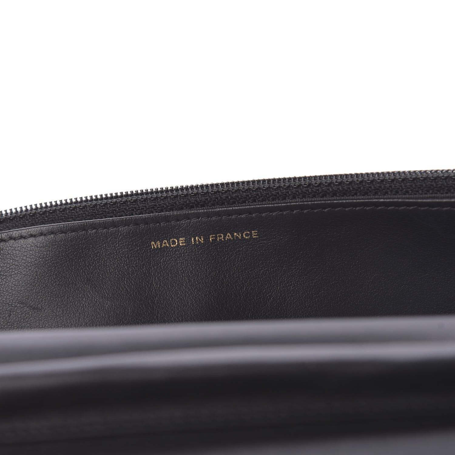 Chanel Calfskin Quilted Chain Around Boy Wallet On Chain WOC Black 9 of 12