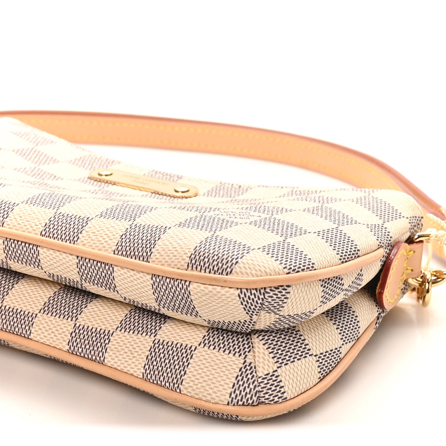 Louis Vuitton Damier Azur Liv Pochette 9 of 10