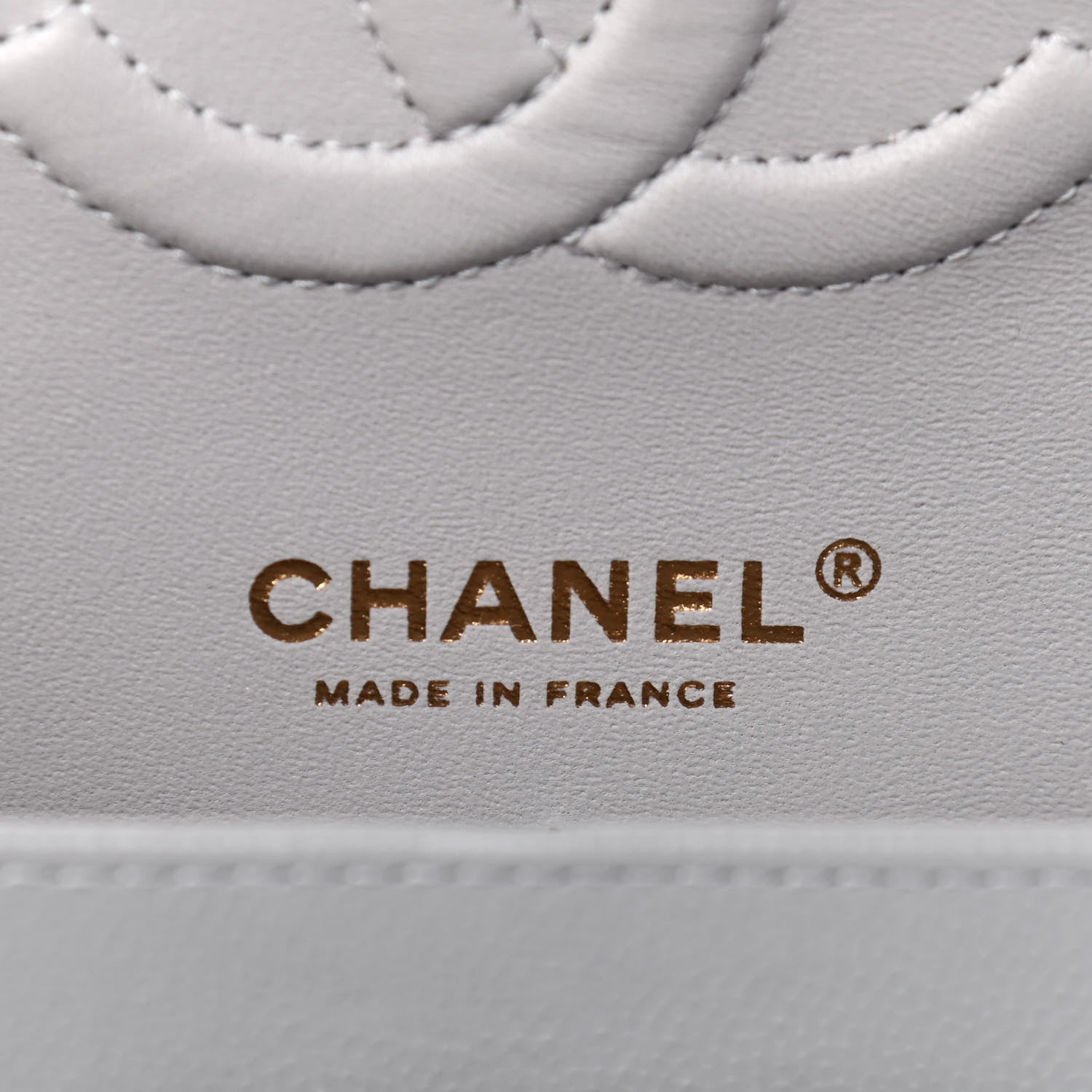 Chanel Caviar Quilted Medium Double Flap Grey 5 of 8