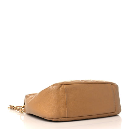 Chanel Caviar Quilted Timeless CC Shoulder Bag Beige 4 of 9