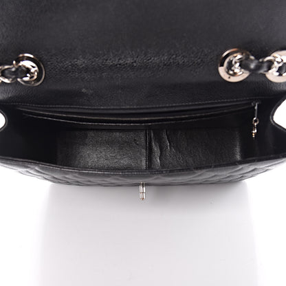 Chanel Caviar Quilted Jumbo Single Flap Black 5 of 15