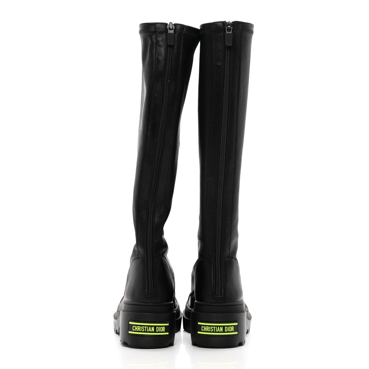 Christian Dior Nappa Stretch Dior Arcade High Boots 36.5 Black 5 of 14