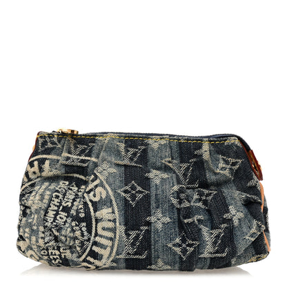 Louis Vuitton Denim Raye Trousse Cosmetic Pouch 1 of 8