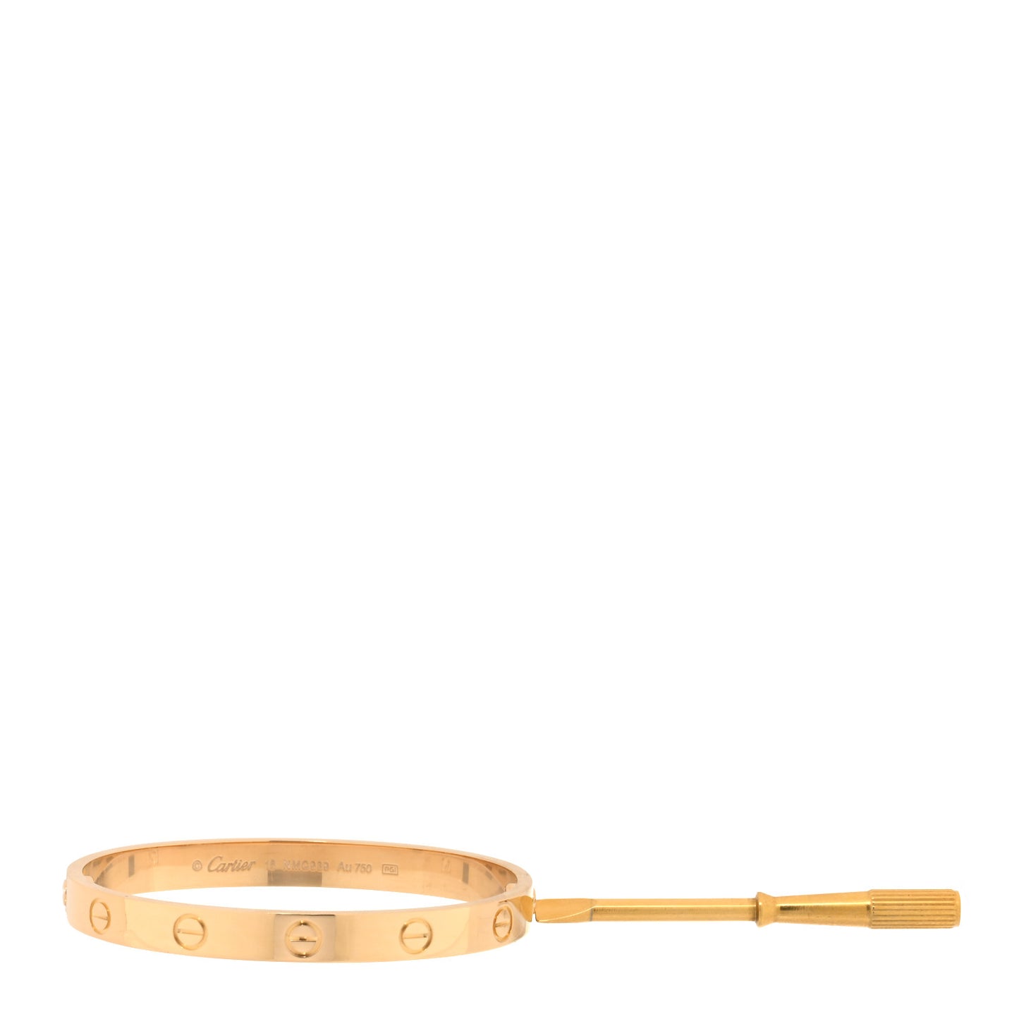 18k Yellow Gold Love Bracelet 16