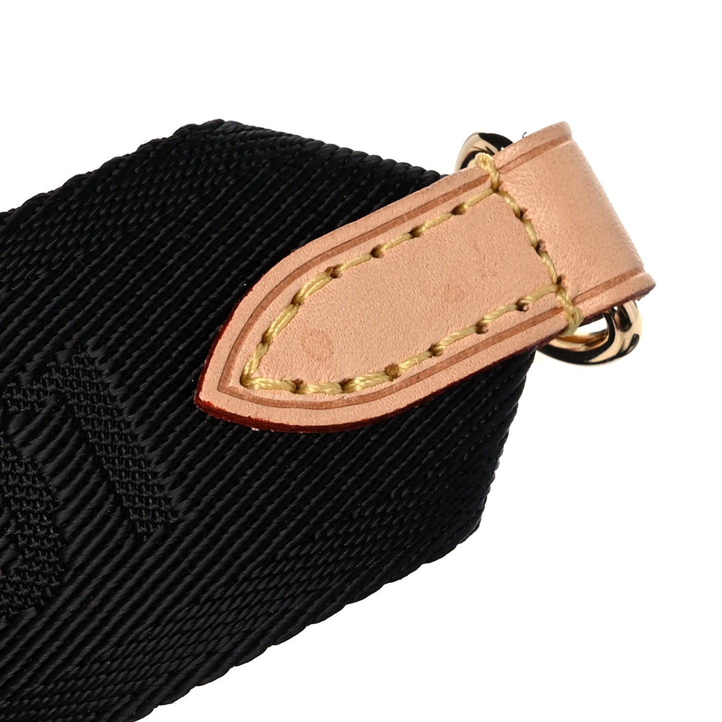 Nylon Petite Malle Souple Shoulder Strap Black