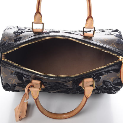 Louis Vuitton Monogram Fleur De Jais Sequins Speedy 30 5 of 13