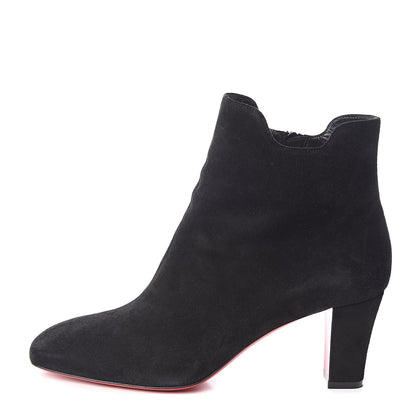 Christian Louboutin Veau Velours Tiagada 70 Ankle Boot 39 Black 1 of 9