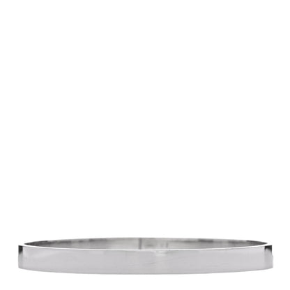 Hermes 18K White Gold Diamond PM Kelly Pave Bracelet ST 2 of 3
