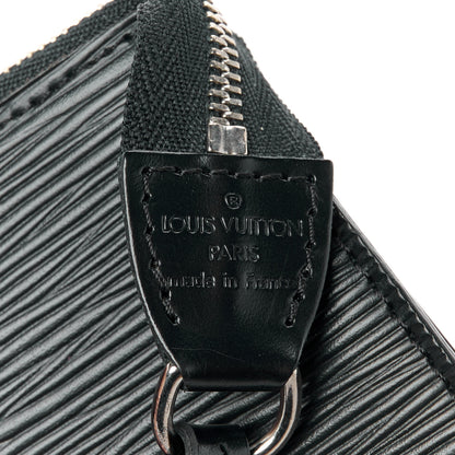Louis Vuitton Epi Pochette Accessories 21 Black 7 of 10