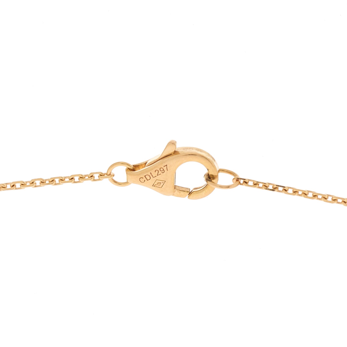18K Pink Gold Diamond Pink Opal XS Amulette de Cartier Pendant Necklace