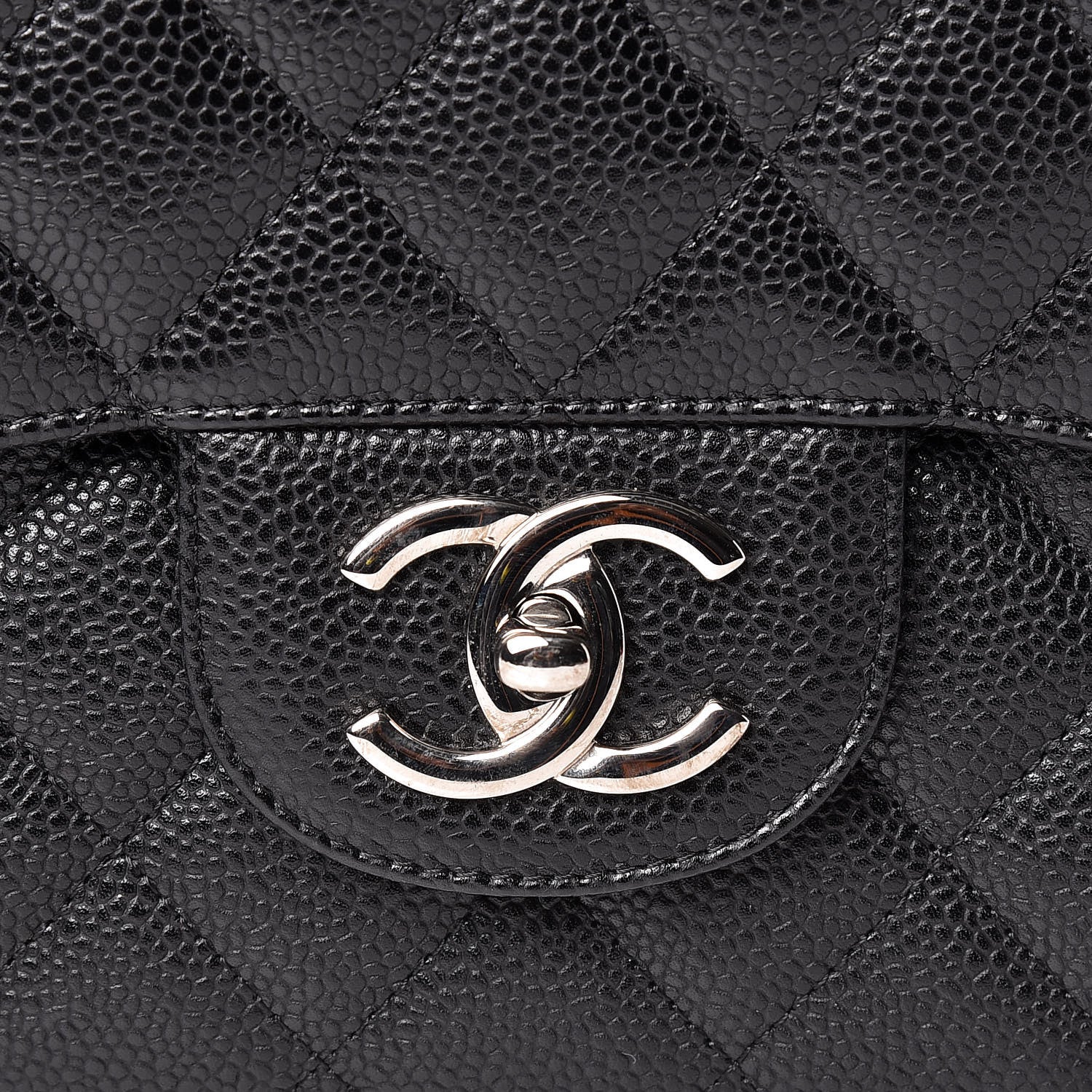 Chanel Caviar Quilted Maxi Double Flap Black 8 of 12