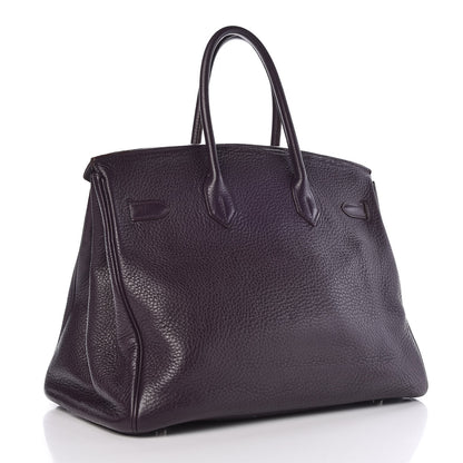 Hermes Togo Birkin 35 Raisin 2 of 37