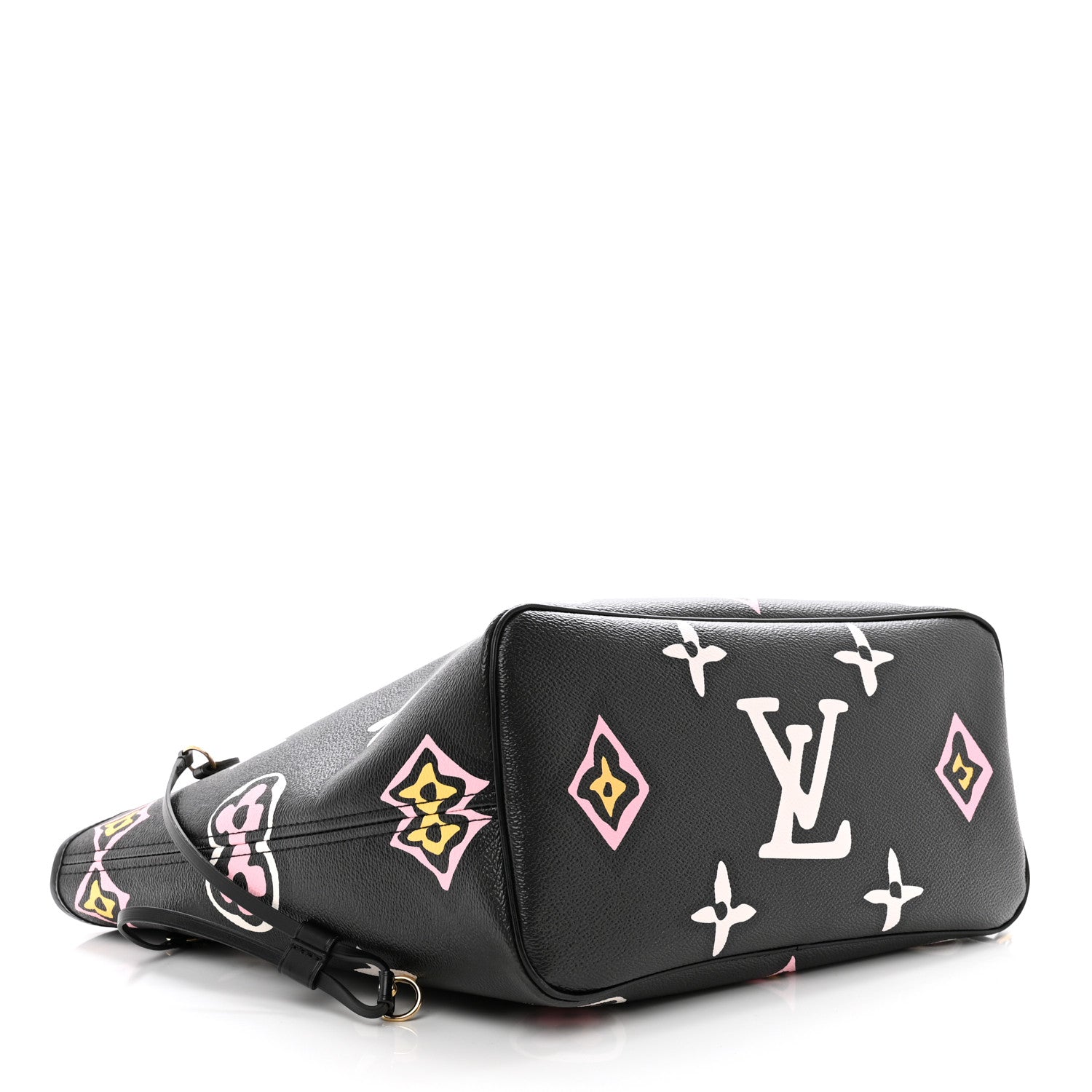 Louis Vuitton Monogram Giant Wild at Heart Neverfull MM Black 5 of 9