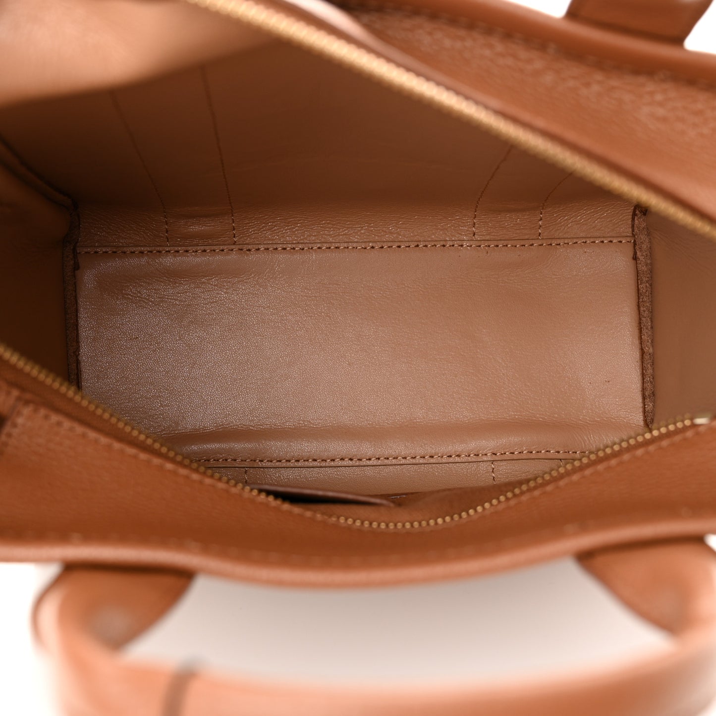 Grained Calfskin Small The Tote Bag Argan Oil