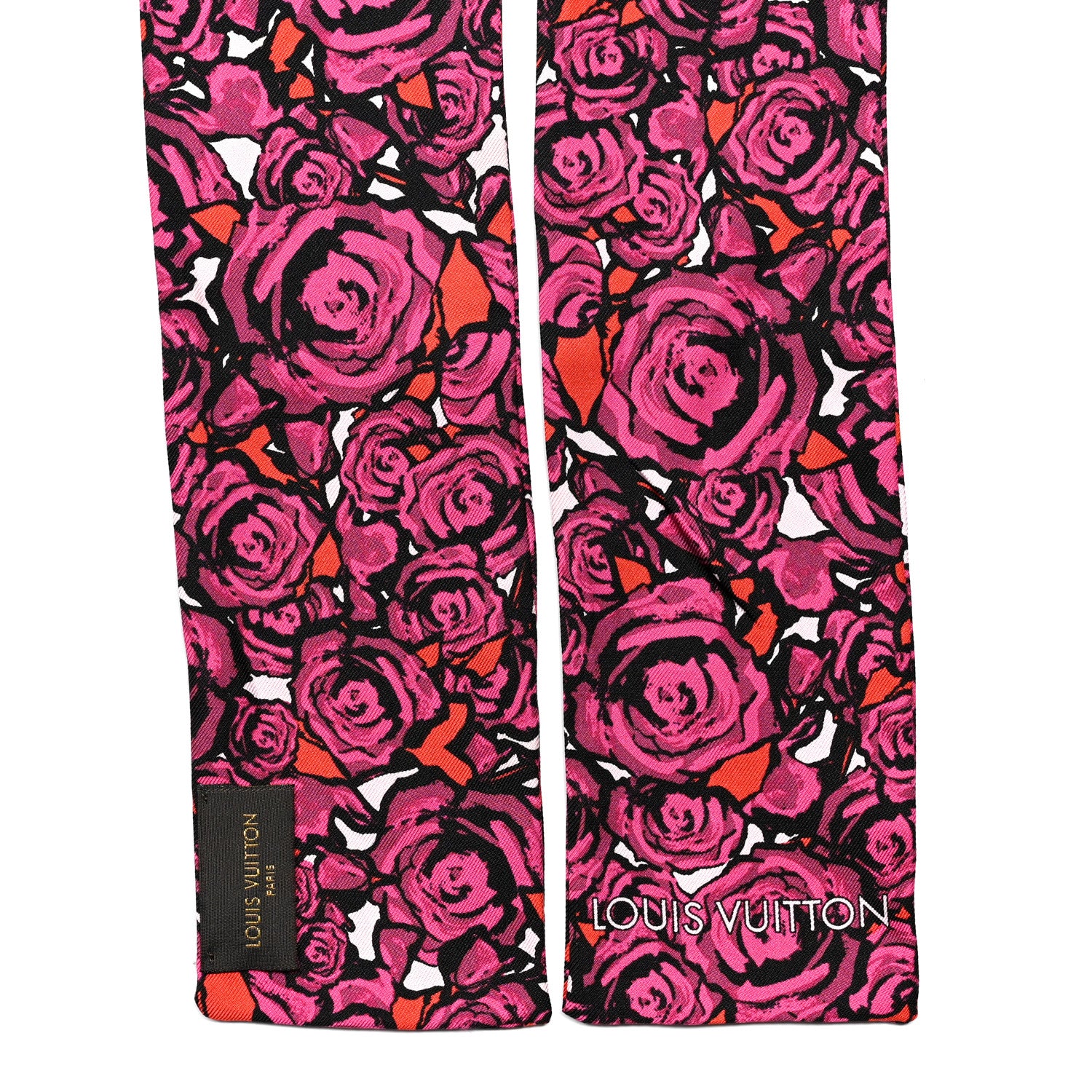 Louis Vuitton Rock n Roses Silk Bandeau Pink 2 of 4