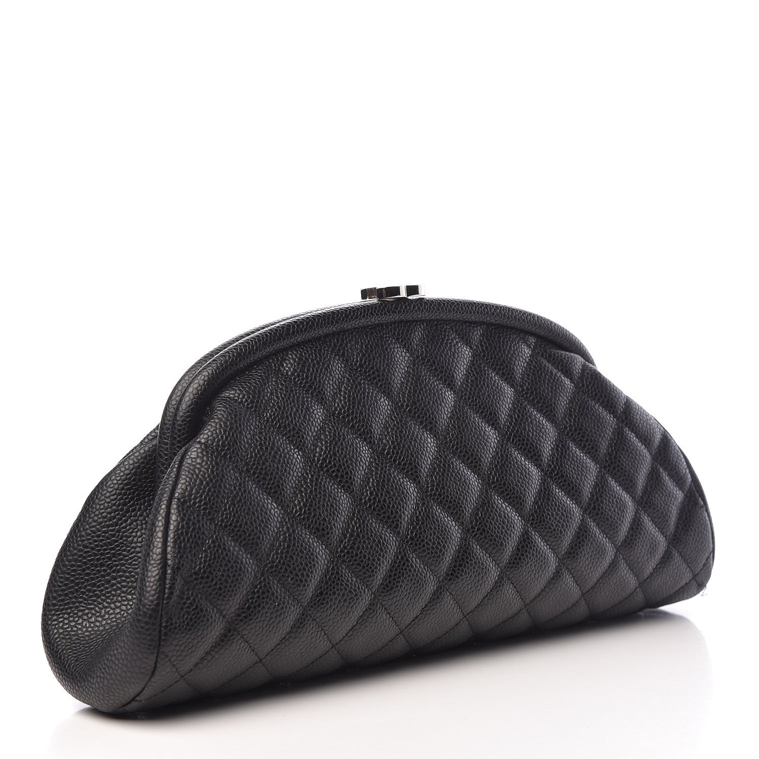Chanel Caviar Quilted Timeless Clutch Black 3 of 11