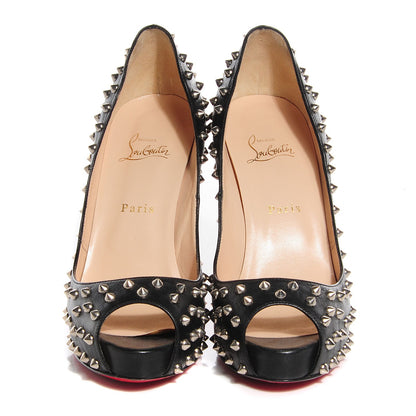 Christian Louboutin Nappa Very Prive Spikes 120 Pumps 40 Black 2 of 5