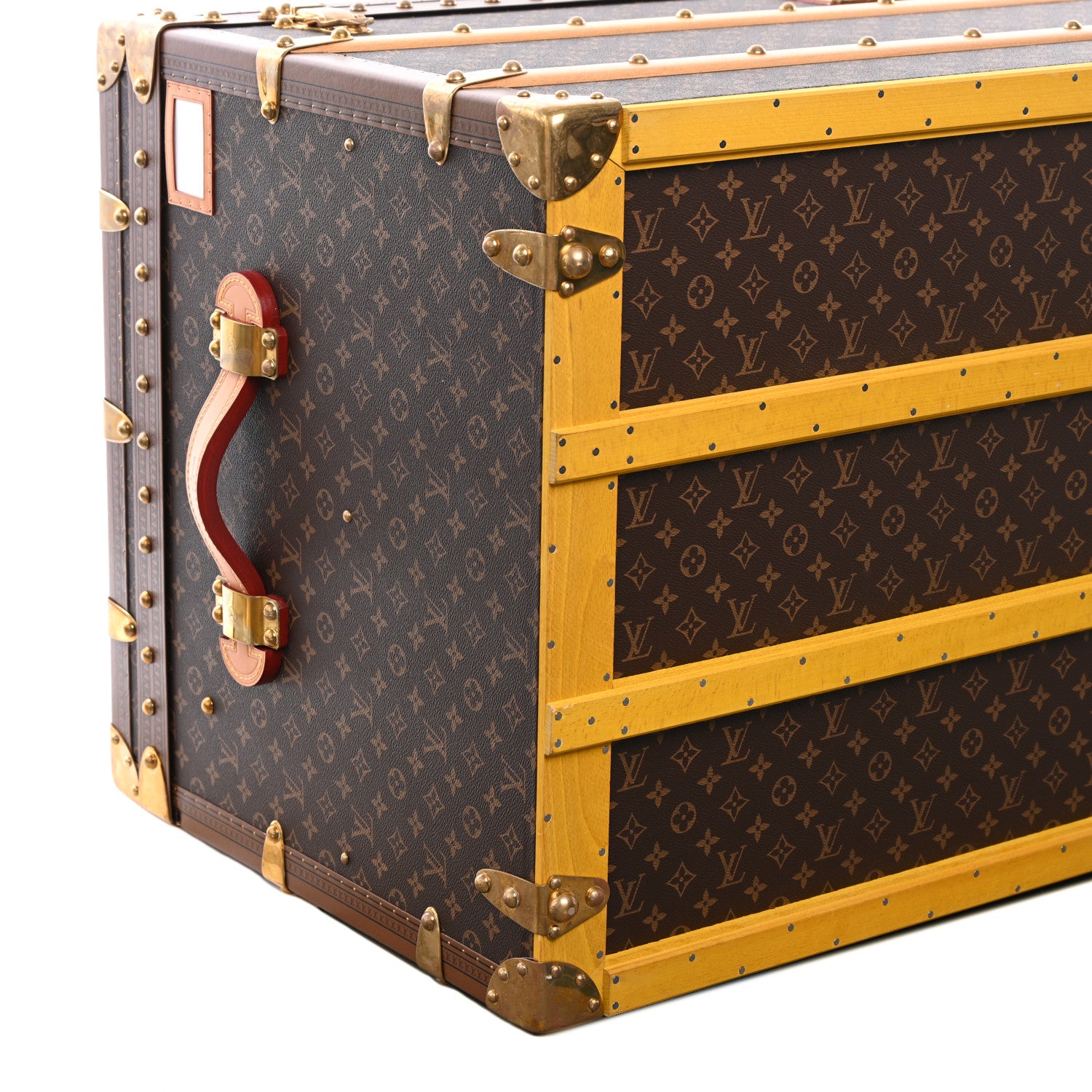 Louis Vuitton Monogram Malle Courrier Lozine Trunk 110 9 of 13