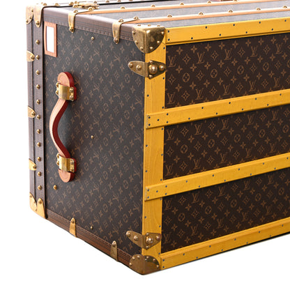 Louis Vuitton Monogram Malle Courrier Lozine Trunk 110 9 of 13