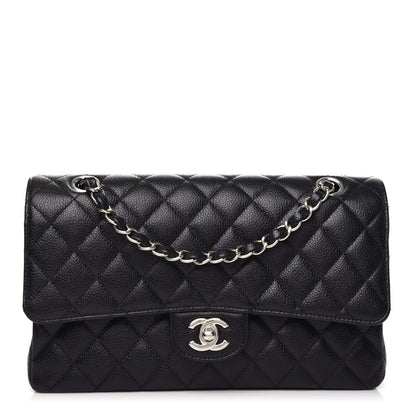 Chanel Caviar Quilted Medium Double Flap Black 1 of 9